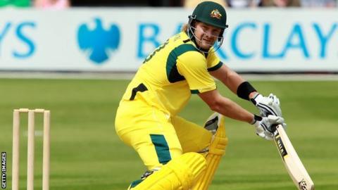 Australia vice-captain Shane Watson