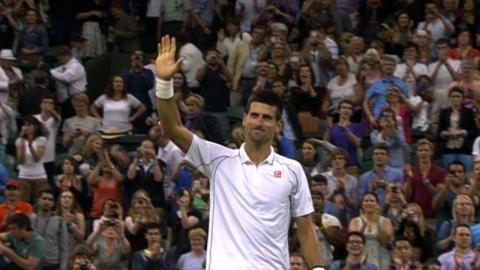 Defending champion Novak Djokovic
