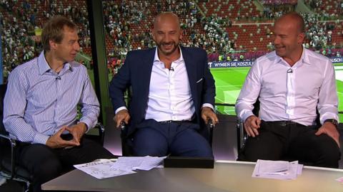 Jurgen Klinsmann, Gianluca Vialli and Alan Shearer