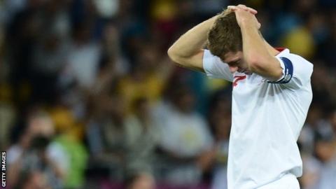 Steven Gerrard after England exit