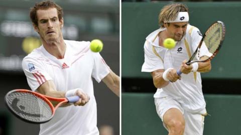 Andy Murray and David Ferrer