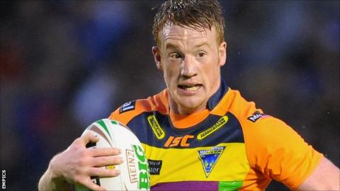 Warrington Wolves winger Chris Riley