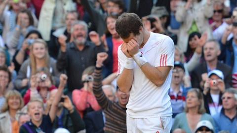 Wimbledon finalist Andy Murray