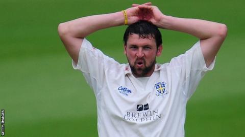 Fast bowler Steve Harmison