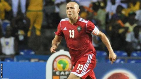 Morocco and Fiorentina's Houssine Kharja