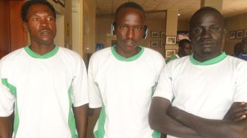 Players from South Sudan's Al Salaam Wau