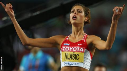 Croatian high jumper Blanka Vlasic