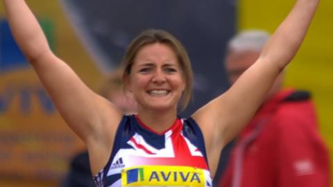 Great Britain's Goldie Sayers