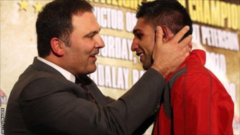Richard Schaefer and Amir Khan
