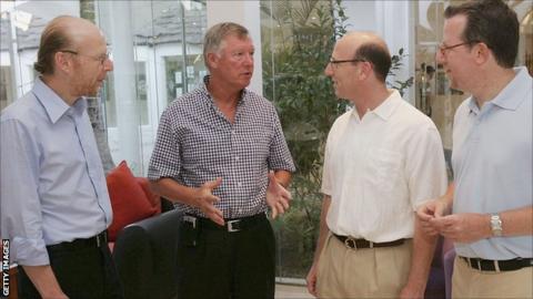 Sir Alex Ferguson and the Glazer family
