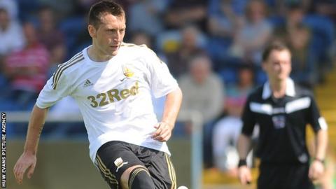 Swansea City striker Stephen Dobbie