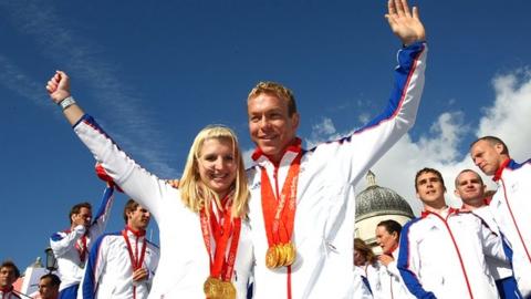 Rebecca Adlington and Sir Chris Hoy