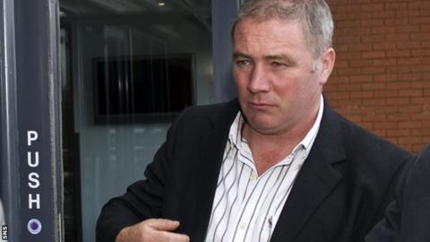 Rangers manager Ally McCoist