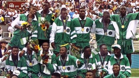 Nigeria win the Olympic gold at the 1992 Olympics in Atlanta