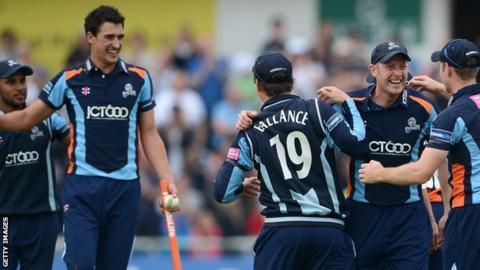Yorkshire celebrate FL t20 victory
