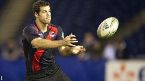 Edinburgh winger Tim Visser