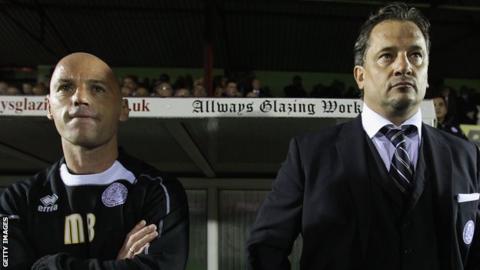 Matt Bishop and Dean Holdsworth