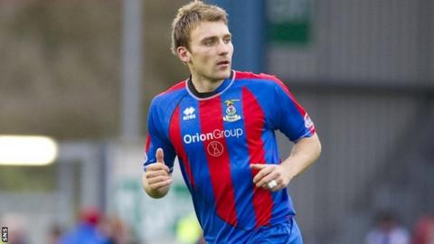 Inverness defender Chris Hogg