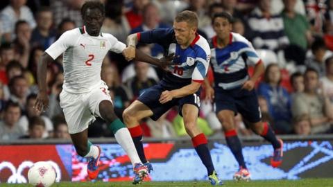 Great Britain and Senegal drew 1-1 in their Olympic opener