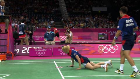 Chris Adcock and Imogen Bankier
