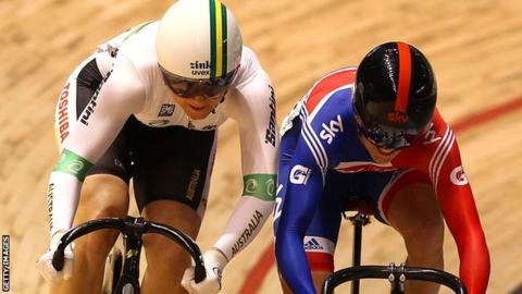 Anna Meares (left) and Victoria Pendleton