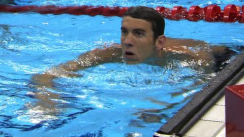 Olympic swimmer Michael Phelps