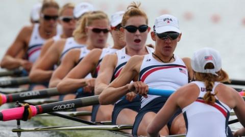 United States women's eight gold medallists