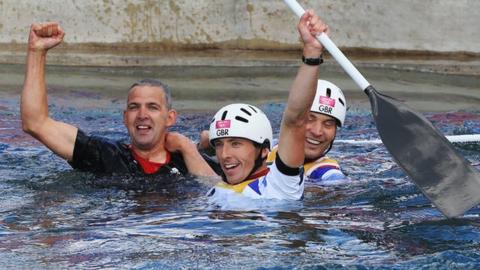Gold medallists Etienne Stott and Tim Baillie
