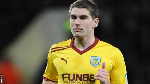Burnley striker Sam Vokes