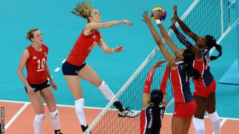 Olympics volleyball: Great Britain lose to Dominican Republic - BBC Sport