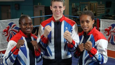 Nicola Adams, Natasha Jonas, Savannah Marshall