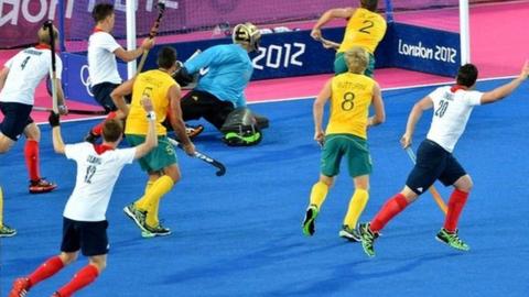 GB's James Tindall scores the equaliser