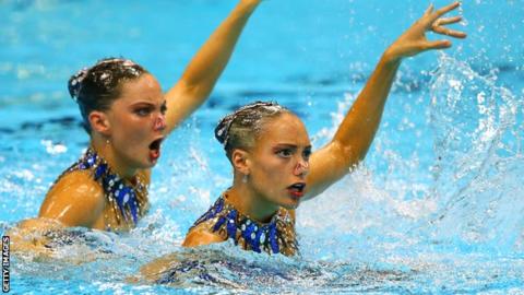 Olivia Federici and Jenna Randall