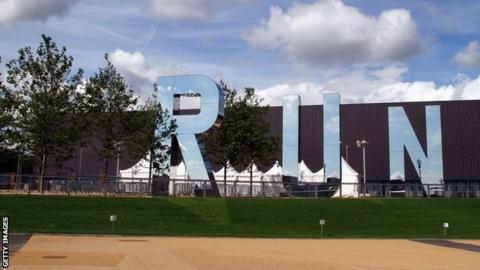 The Copper Box Arena at the Olympic Park