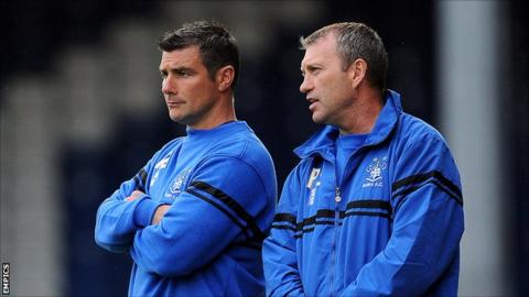 Richie Barker (l) and Peter Shirtliff
