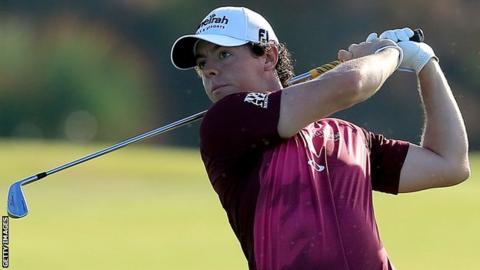 Rory McIlroy in action at Kiawah Island on Thursday
