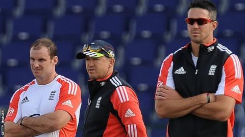 Andrew Strauss, Andy Flower and Kevin Pietersen