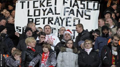 Fans are being turned off by high ticket prices, according to the FSF