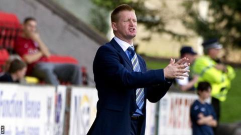 St Johnstone manager Steve Lomas