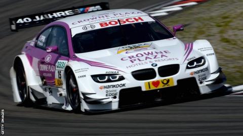 Andy Priaulx racing at the Nurburgring