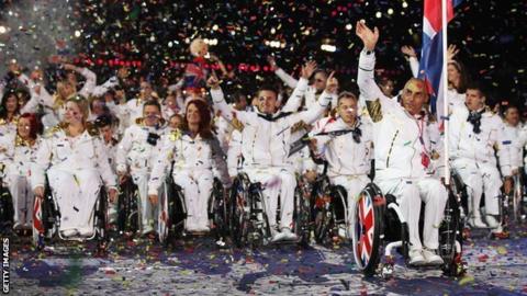 Great Britain's paralympic team