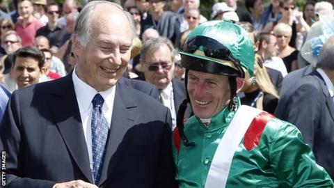 The Aga Khan and Johnny Murtagh