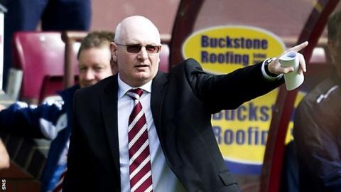 Hearts manager John McGlynn