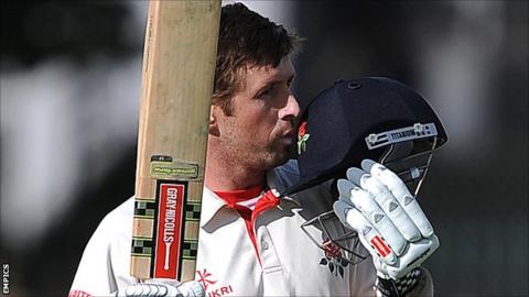 Lancashire opening batsman Paul Horton