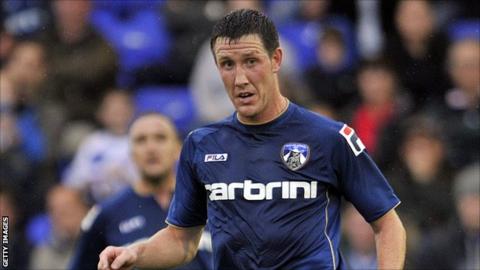 Oldham Athletic defender Cliff Byrne