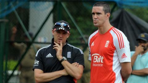 Andy Flower and Kevin Pietersen
