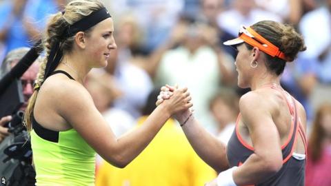 Victoria Azarenka and Sam Stosur