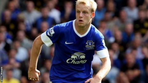 Everton forward Steven Naismith
