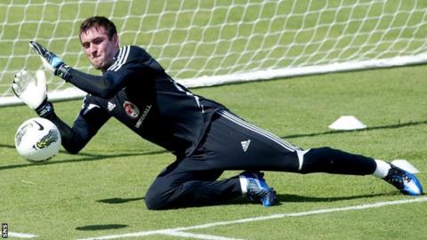 Scotland goalkeeper Allan McGregor