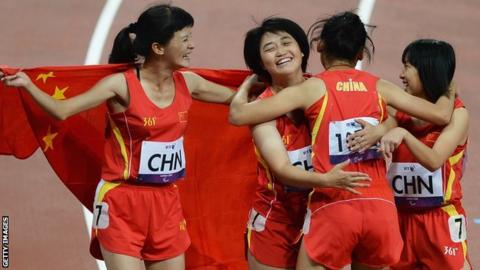 China athletes
